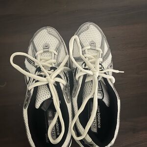 New Balance Mesh Sneakers in White and Gray